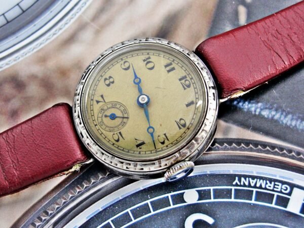 Beautiful women's Optima Swiss silver watch from the early 1900s - Image 6