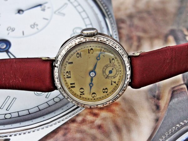 Beautiful women's Optima Swiss silver watch from the early 1900s - Image 7
