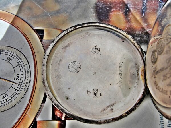 Nice Cortebert silver pocket watch from the early 1900s. - Image 11