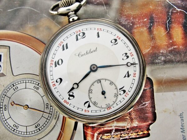 Nice Cortebert silver pocket watch from the early 1900s. - Image 20