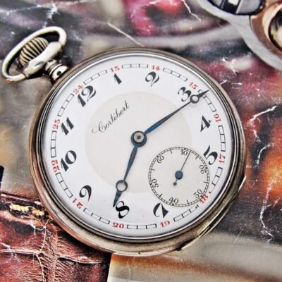 Nice Cortebert silver pocket watch from the early 1900s.