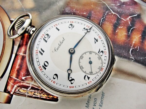 Nice Cortebert silver pocket watch from the early 1900s. - Image 7
