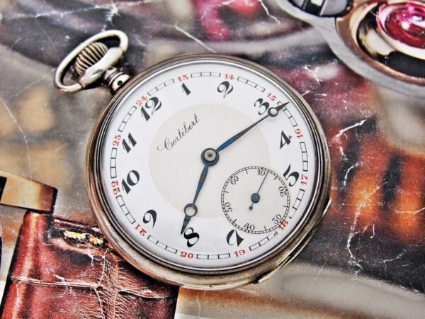 Nice Cortebert silver pocket watch from the early 1900s.
