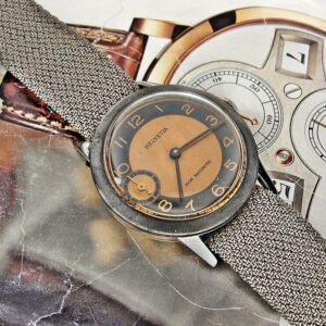Nice bicolor dial Helvetia watch from the 1930s.