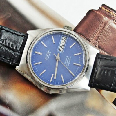 Oriosa automatic steel watch from the 1970s