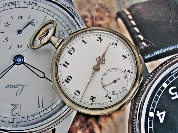 Rare Essor silver pocket watch from the early 1900s. - Image 4