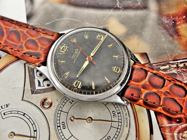Rare black dial Doxa watch from 1962. - Image 17