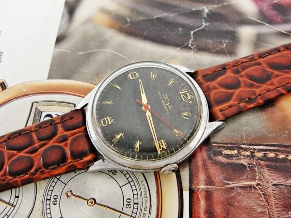 Rare black dial Doxa watch from 1962.