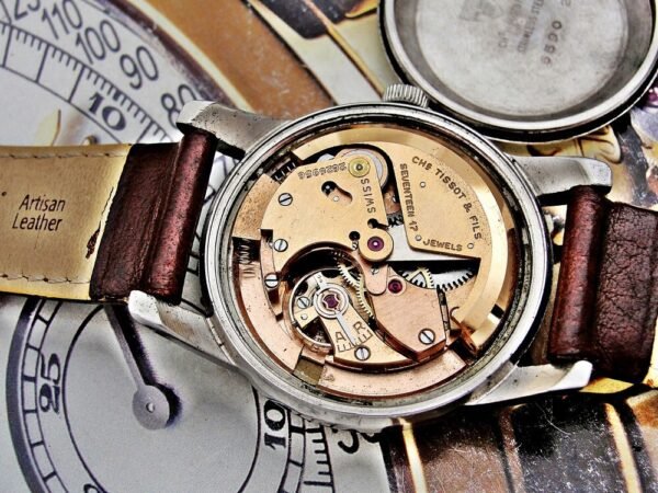 Steel Tissot Bumper automatic watch from 1952. - Image 20