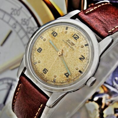 Steel Tissot Bumper automatic watch from 1952.