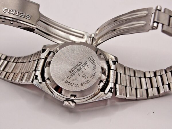 Very nice steel automatic Seiko 5 watch from 1985. - Image 12