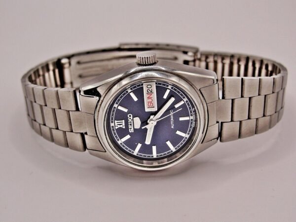 Very nice steel automatic Seiko 5 watch from 1985. - Image 16