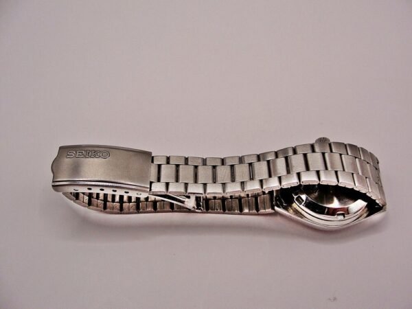 Very nice steel automatic Seiko 5 watch from 1985. - Image 10