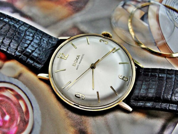 Beautiful 14-carat gold Doxa from the 1960s - Image 11