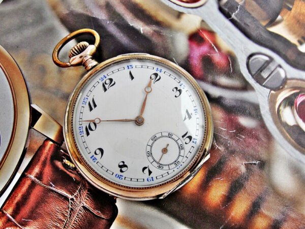 Beautiful Damas silver pocket watch from the 1920s. - Image 3