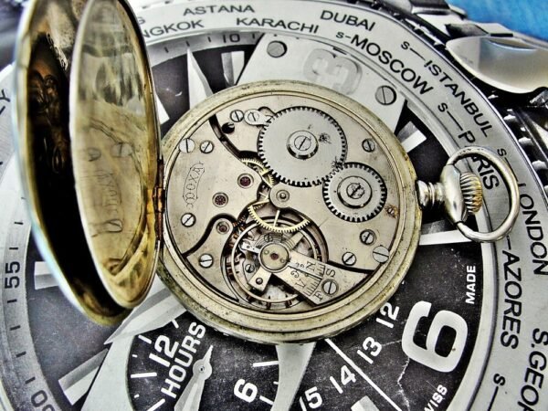 Beautiful Doxa pocket watch with porcelain dial from the 1920s - Image 11