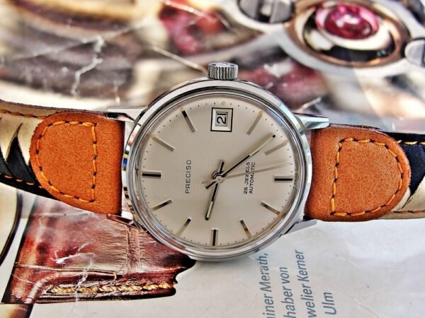 Beautiful Swiss Preciso automatic watch from the 1970s - Image 12