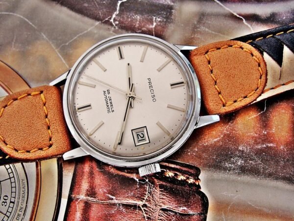Beautiful Swiss Preciso automatic watch from the 1970s - Image 5