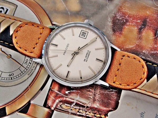 Beautiful Swiss Preciso automatic watch from the 1970s - Image 8