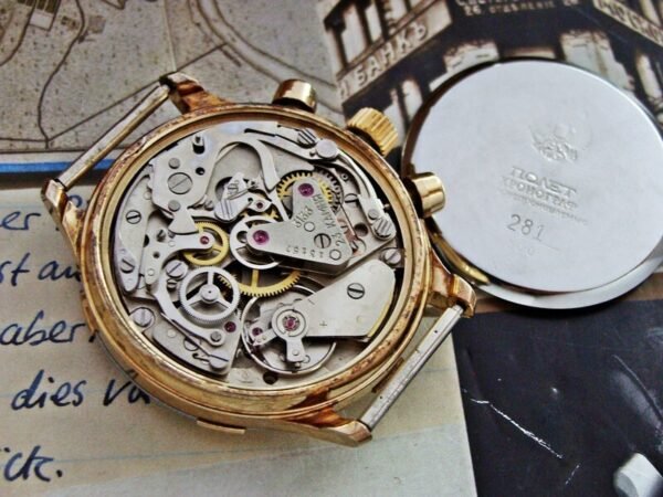 Beautiful rare MIG 23 Pilot Chronograph watch from the 1990s - Image 21