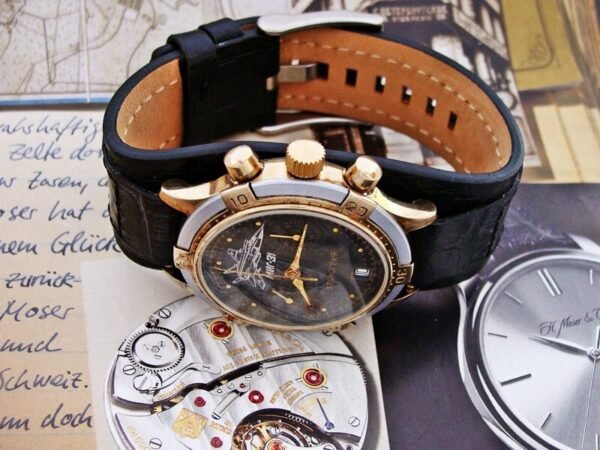 Beautiful rare MIG 23 Pilot Chronograph watch from the 1990s - Image 10