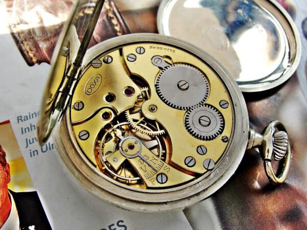 Doxa military pocket watch from the 1920s. - Image 12