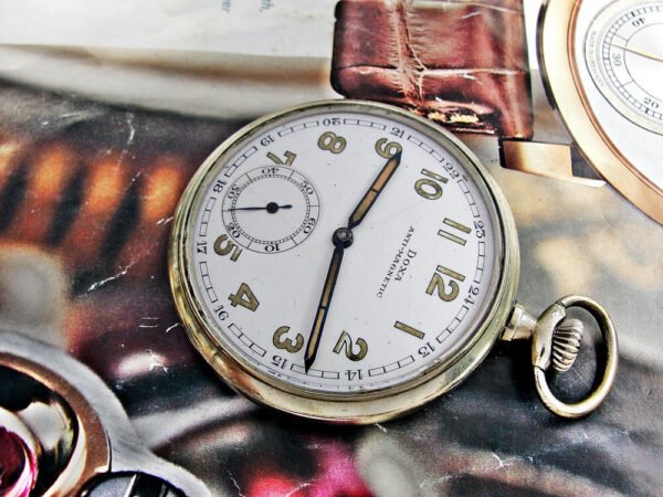 Doxa military pocket watch from the 1920s. - Image 3