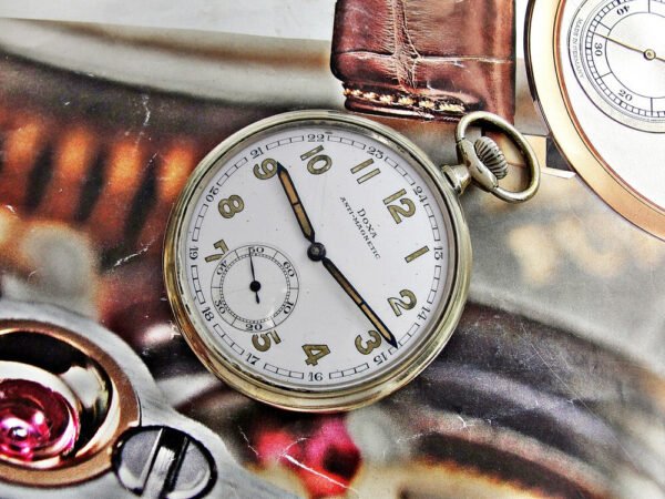 Doxa military pocket watch from the 1920s. - Image 5