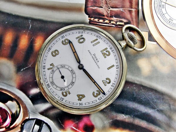 Doxa military pocket watch from the 1920s. - Image 7
