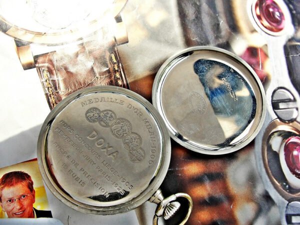 Doxa military pocket watch from the 1920s. - Image 10