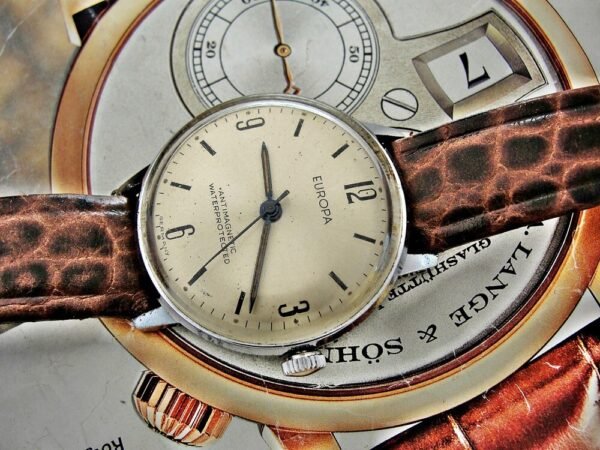 Nice GDR Ruhla Europa watch from the 1960s. - Image 6