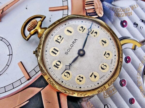 Nice Solora pocket watch from the 1800s. - Image 13