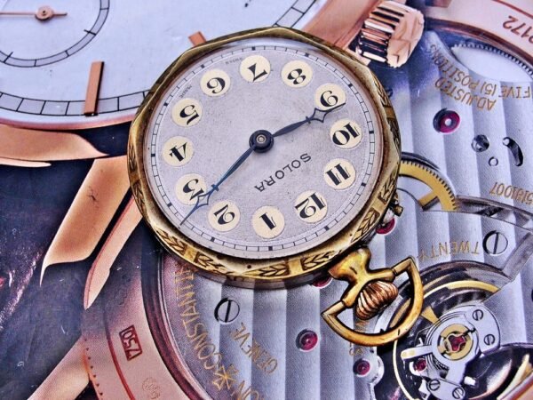 Nice Solora pocket watch from the 1800s. - Image 7