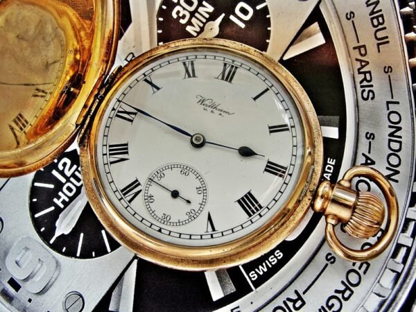 Nice double lid Waltham pocket watch from the early 1900s - Image 3