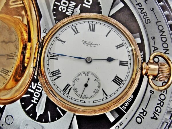 Nice double lid Waltham pocket watch from the early 1900s