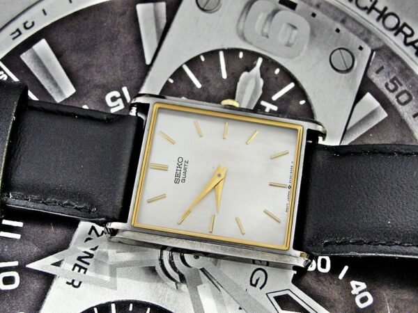 Nice elegant steel Seiko quartz suit watch from the 1980s - Image 4