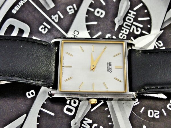 Nice elegant steel Seiko quartz suit watch from the 1980s - Image 5