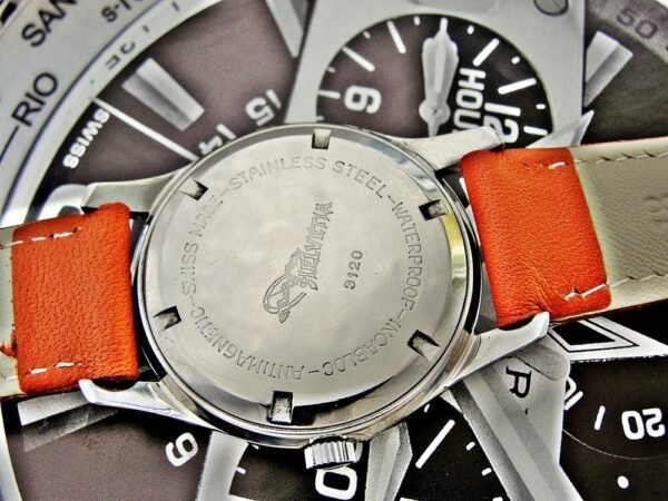 Nice steel Helvetia watch from the 1960s with a rare structure - Image 10