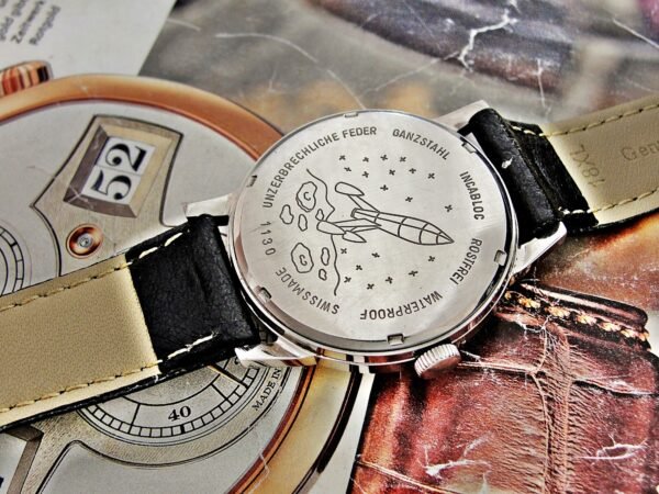 Rare Swiss steel Alsi Wehrmachtswerk watch from the 1970s - Image 12