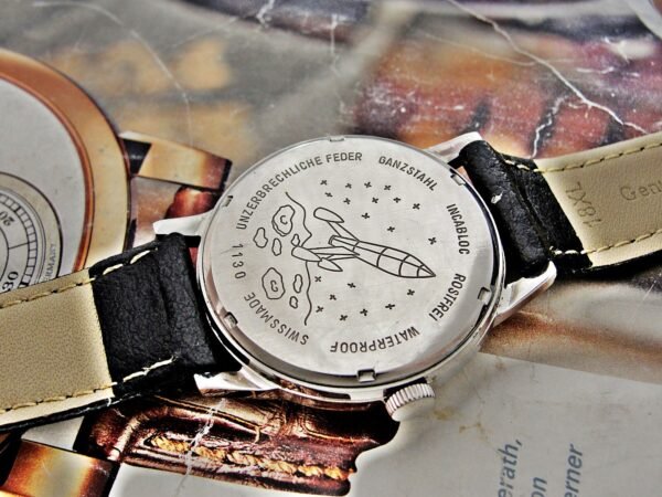 Rare Swiss steel Alsi Wehrmachtswerk watch from the 1970s - Image 13