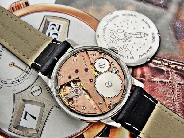 Rare Swiss steel Alsi Wehrmachtswerk watch from the 1970s - Image 14