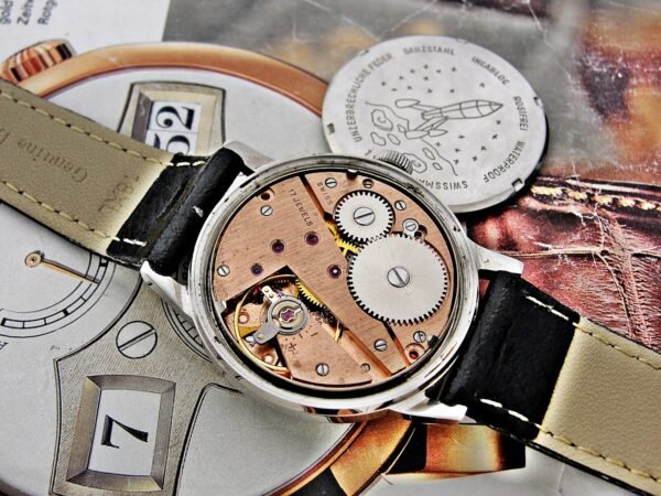 Rare Swiss steel Alsi Wehrmachtswerk watch from the 1970s - Image 15