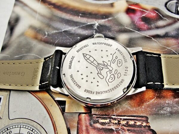 Rare Swiss steel Alsi Wehrmachtswerk watch from the 1970s - Image 16