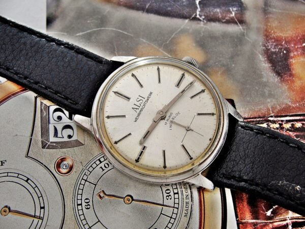 Rare Swiss steel Alsi Wehrmachtswerk watch from the 1970s - Image 18