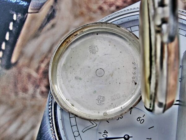 Rare silver pocket watch with key from the 1800s. - Image 14