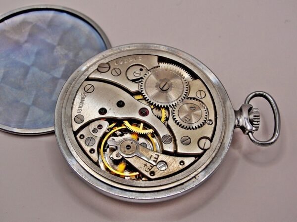 Very nice Molnia Soviet pocket watch from the 1950s - Image 11