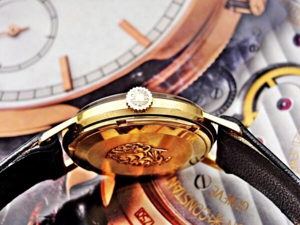 Beautiful 18k gold Longines Flagship automatic watch from the 1960s with box - Image 12