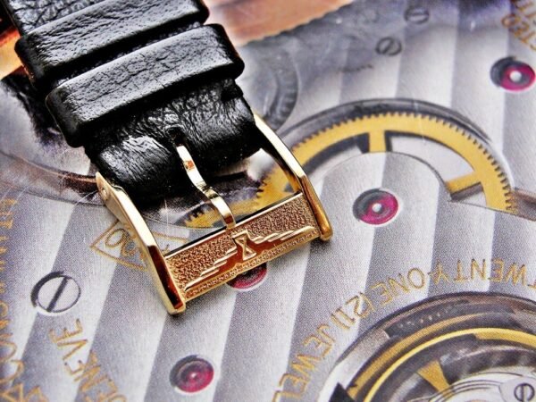 Beautiful 18k gold Longines Flagship automatic watch from the 1960s with box - Image 14