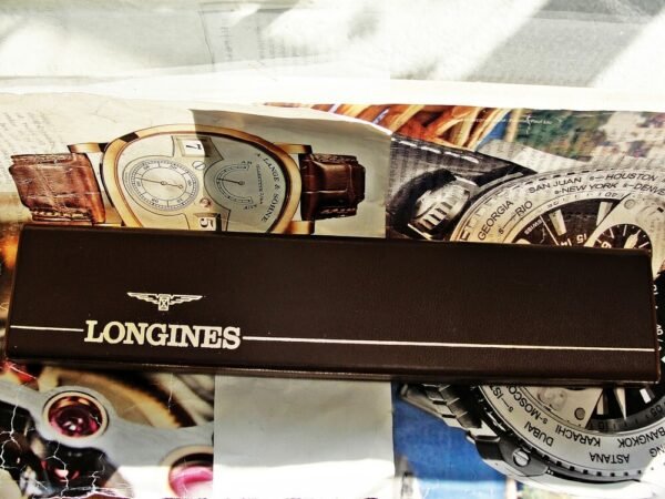 Beautiful 18k gold Longines Flagship automatic watch from the 1960s with box - Image 9