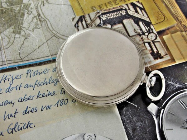 Doxa pocket watch with porcelain dial from the 1940s. - Image 11